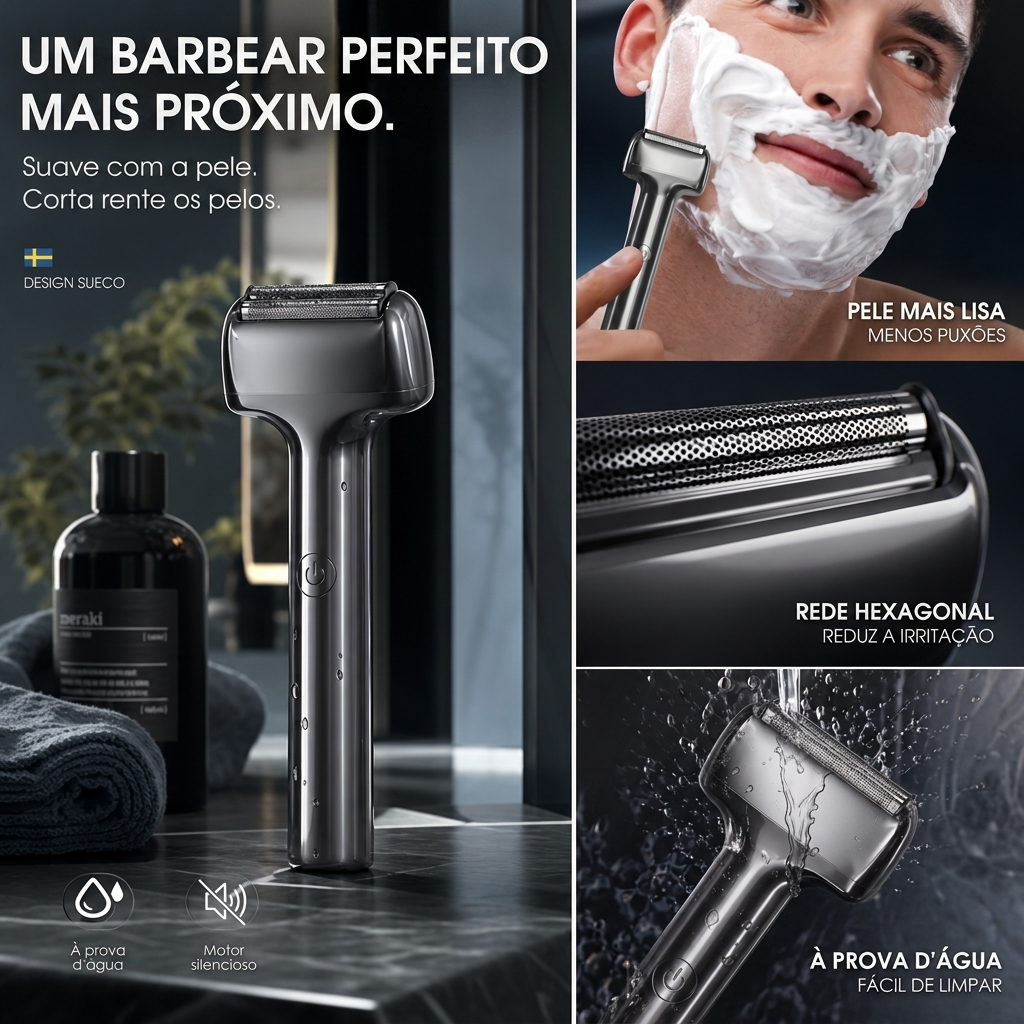 Barbeador Elétrico Prático
